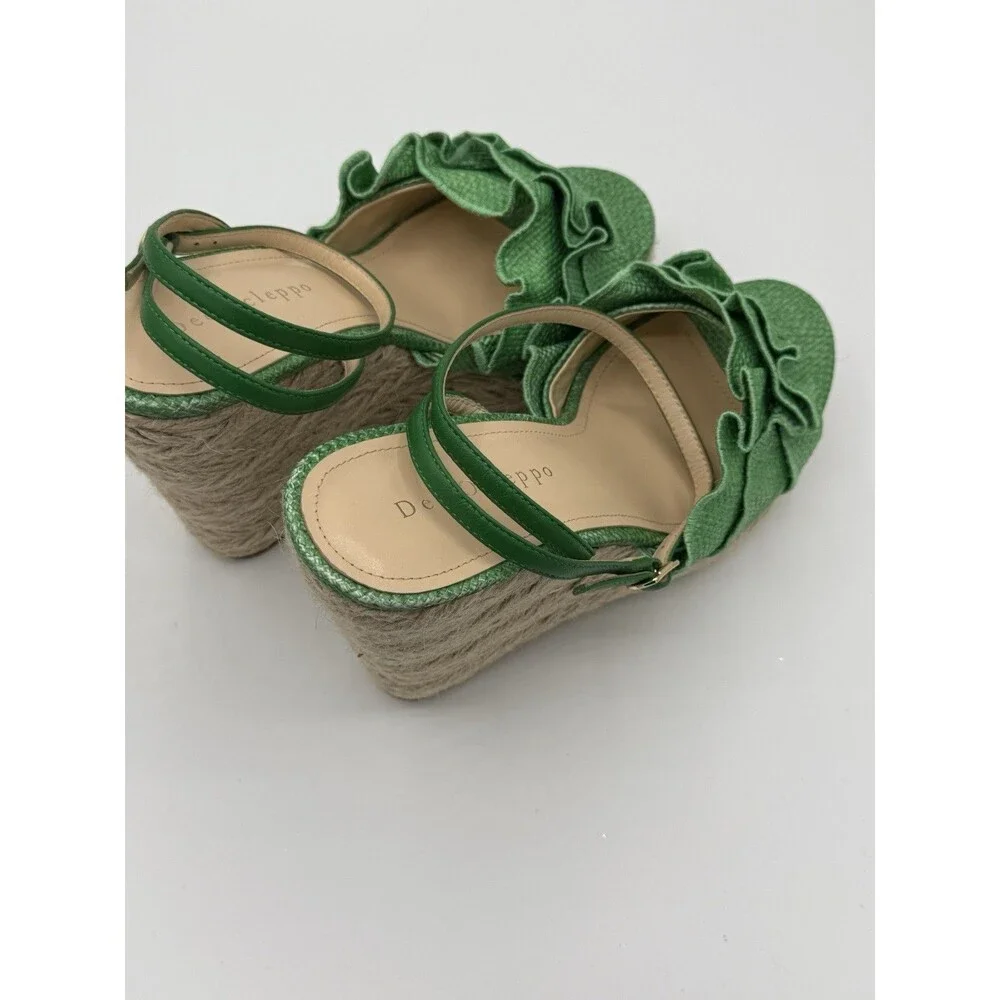 (Authentic) Dee‎ Ocleppo Espadrille Wedge Sandal   NWT  Size 6    Retail $345.00